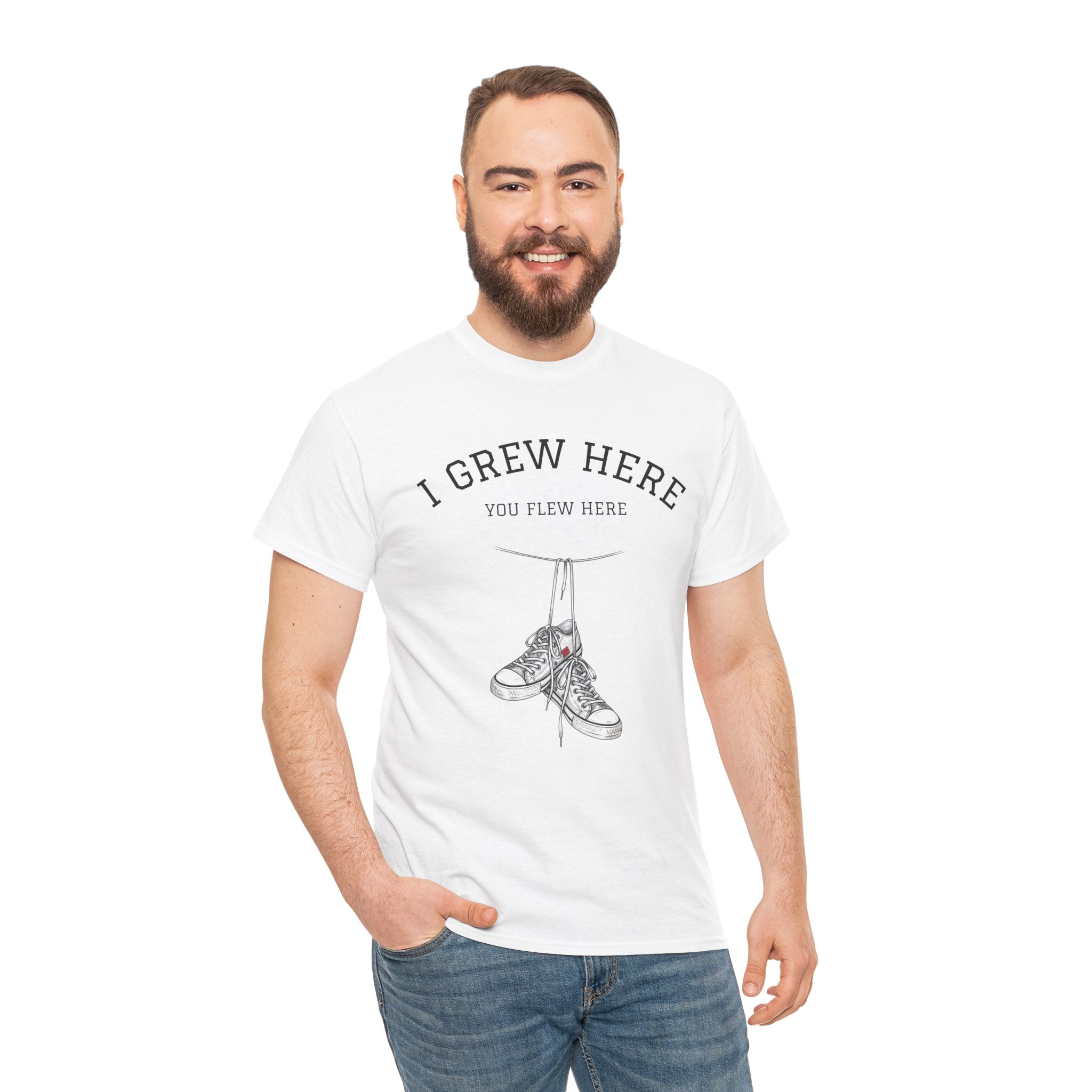 NYC Sneakers I I Grew Here You Flew Here T-Shirt