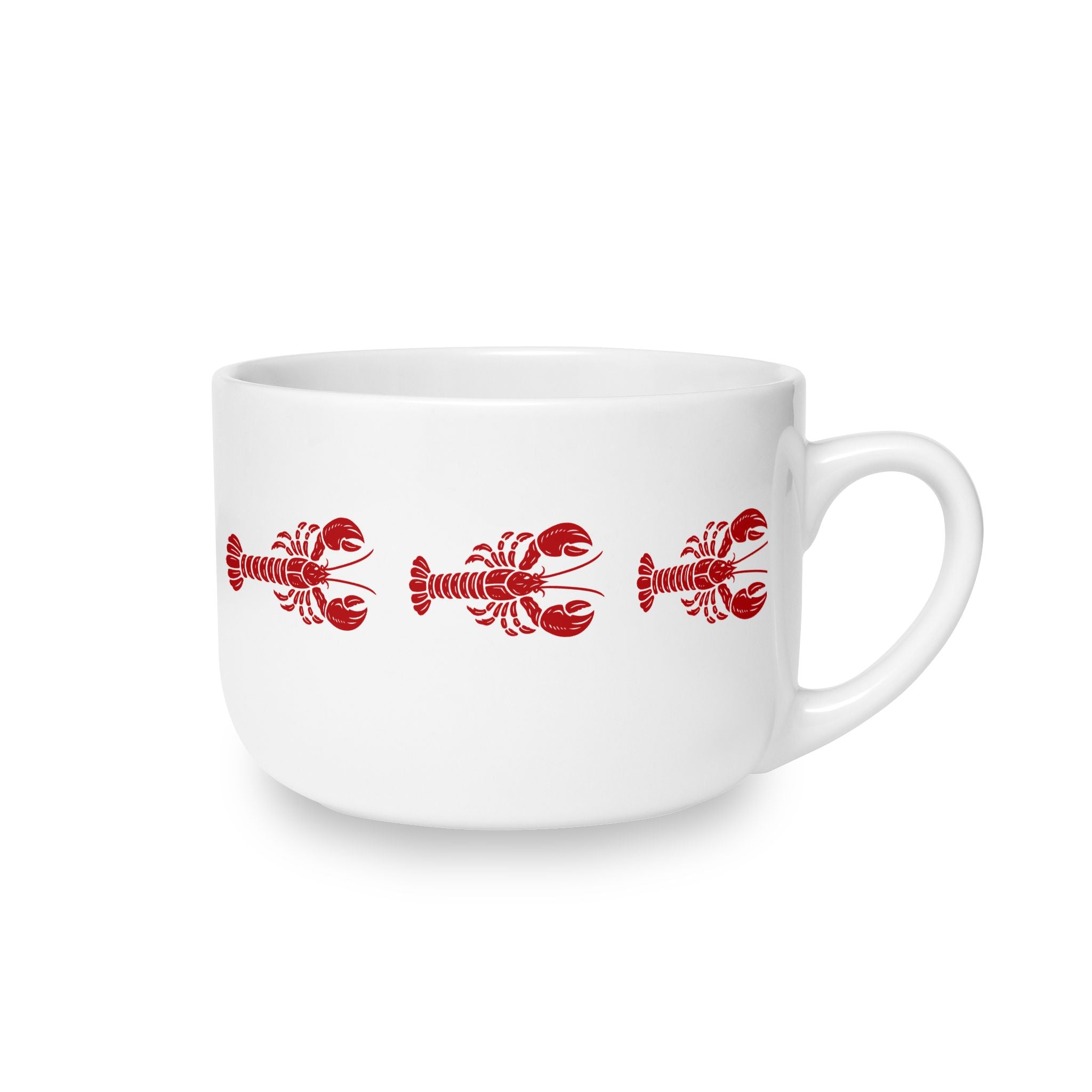 Hamptons Lobster Bisque 25oz Ceramic Soup Bowl