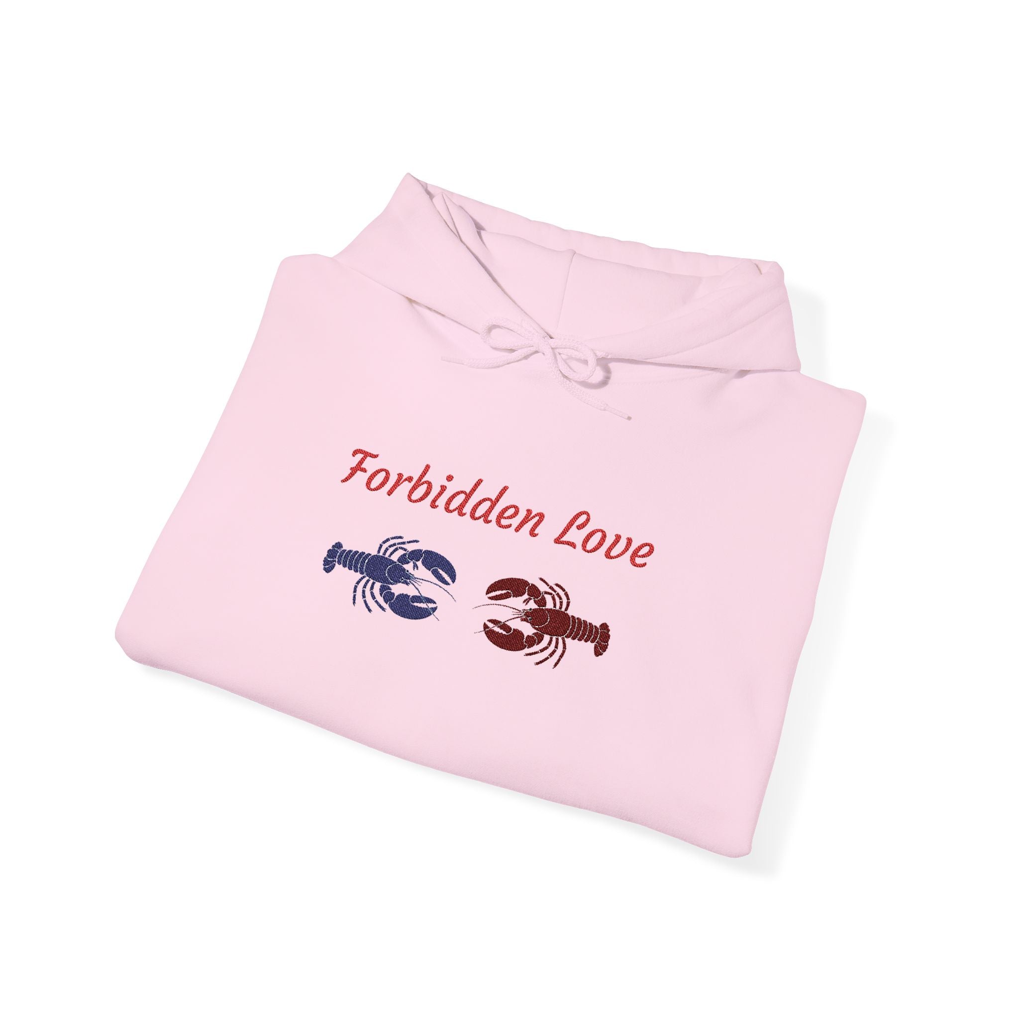 Hamptons Forbidden Love Hoodie — Lobster Romeo and Juliet Pullover