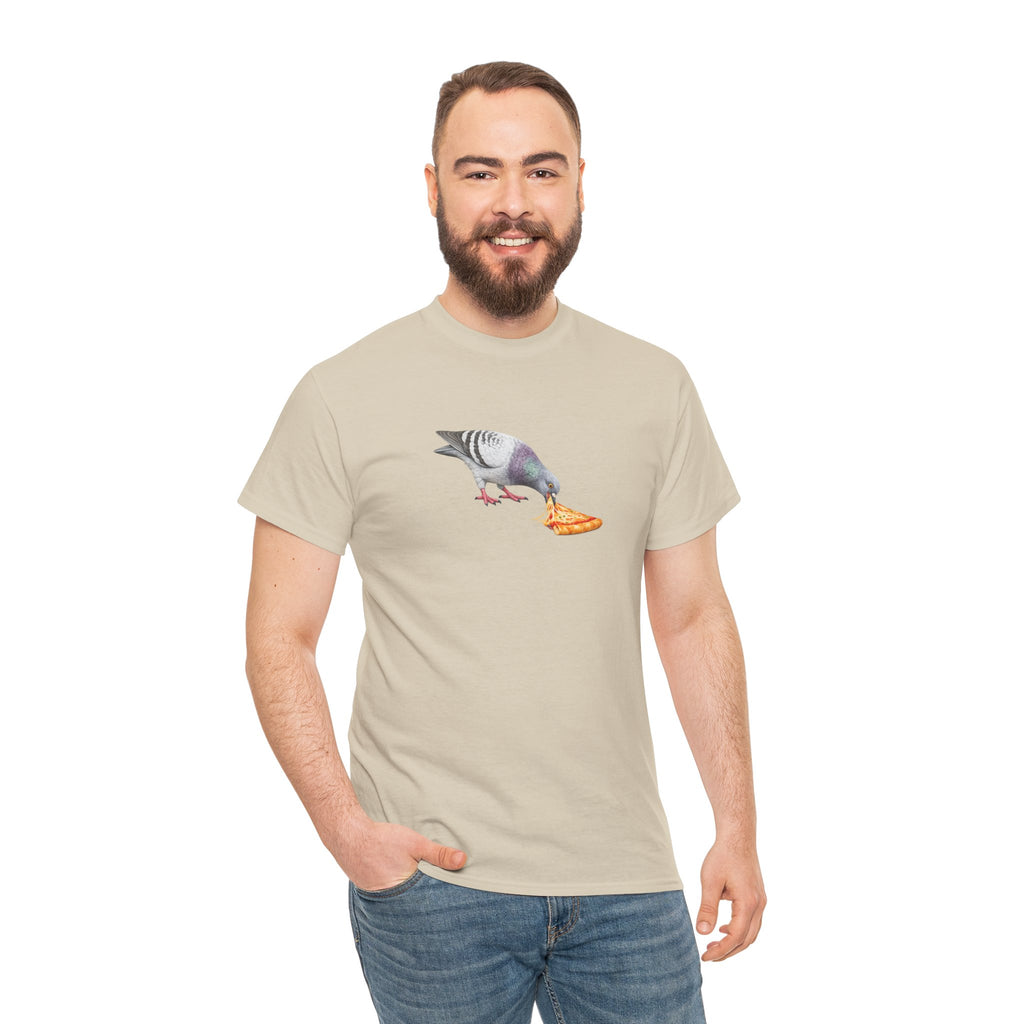 Customizable Little Italy NYC Pigeon T-Shirt | New York Pizza Lover Tee