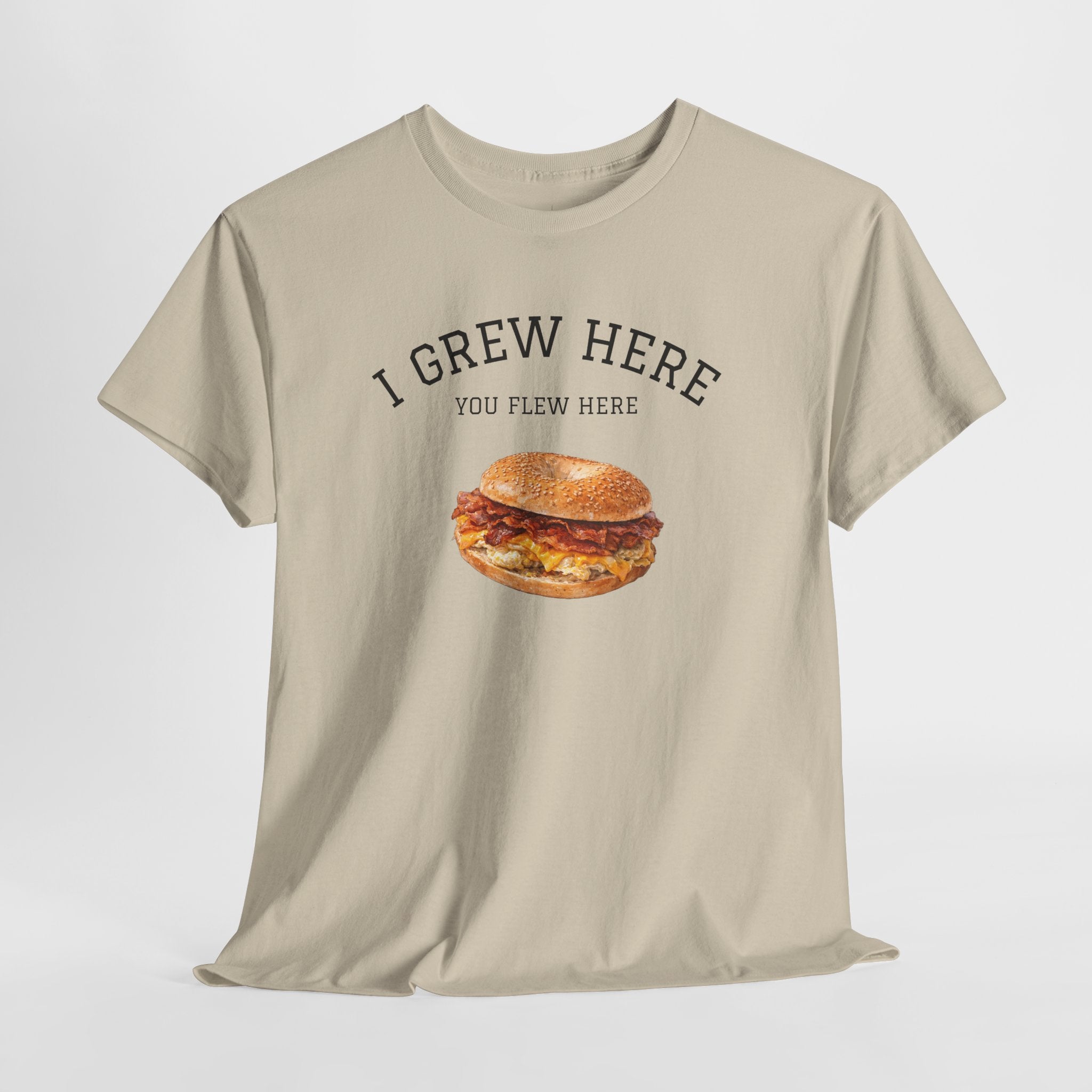 Bacon Egg and Cheese T-Shirt | I Grew Here You Flew Here New York City Bodega Food Tee