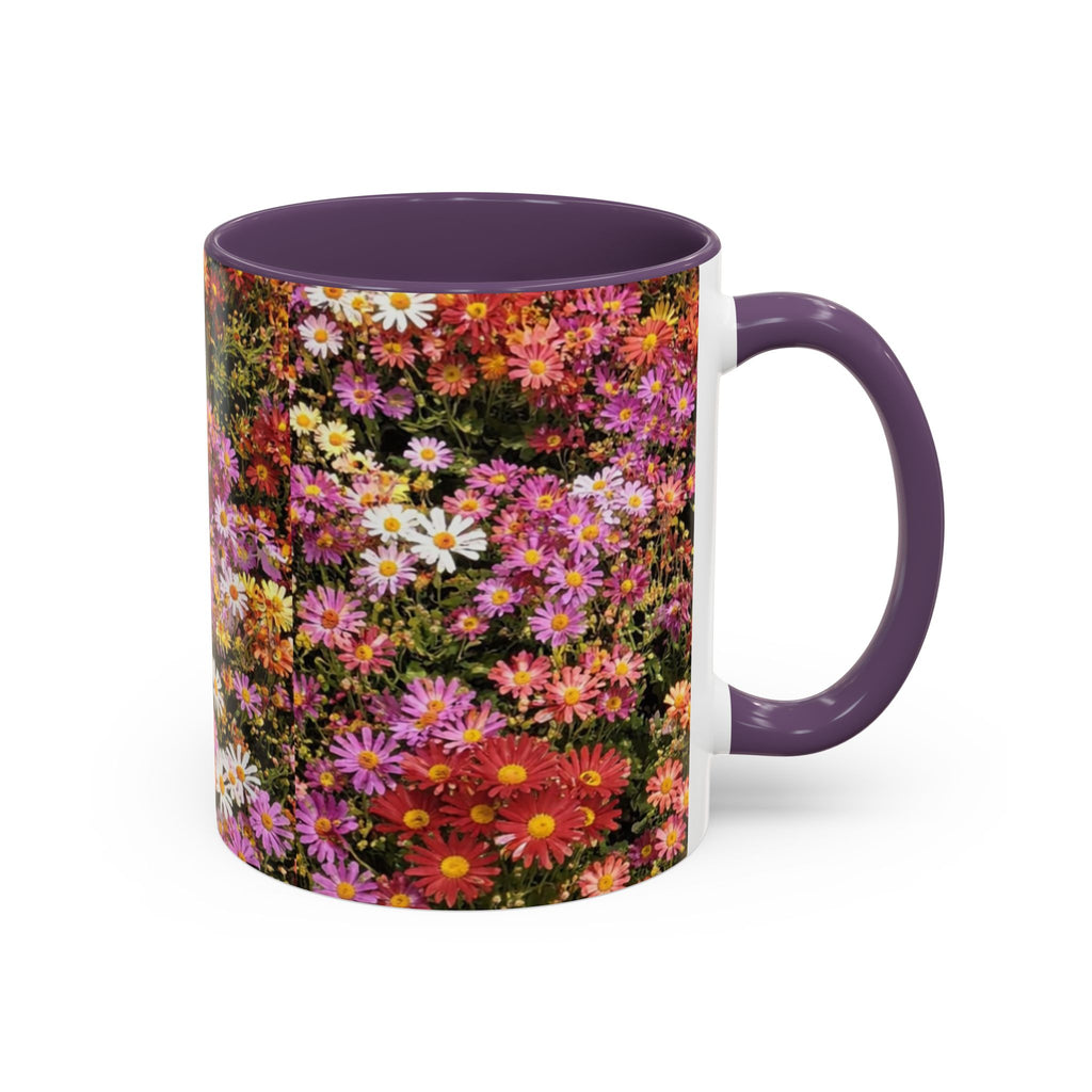 Central Park Korean Chrysanthemum Accent Coffee Mug — Tea Mug 11oz