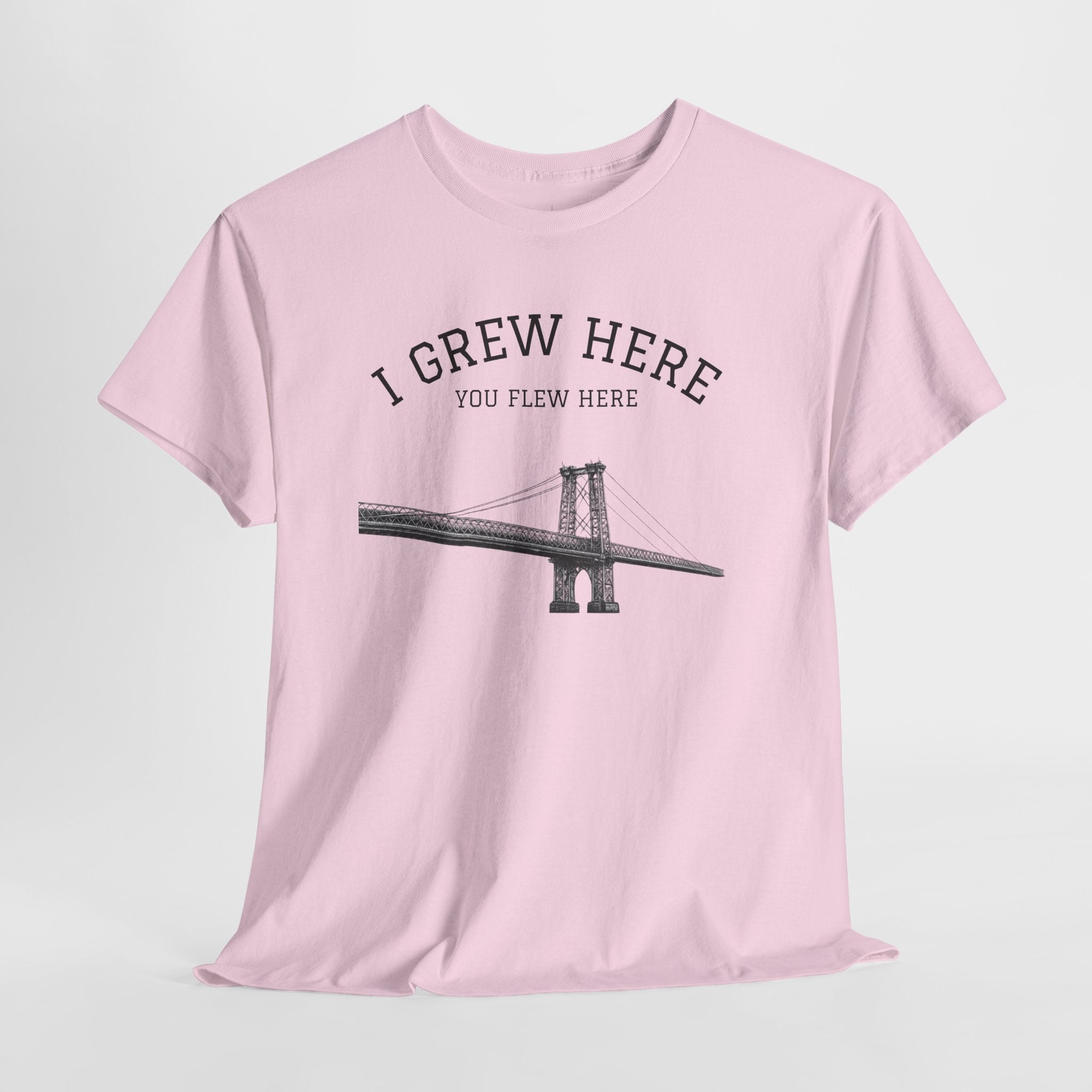 Williamsburg Bridge T-Shirt | I Grew Here You Flew Here Brooklyn NYC Tee