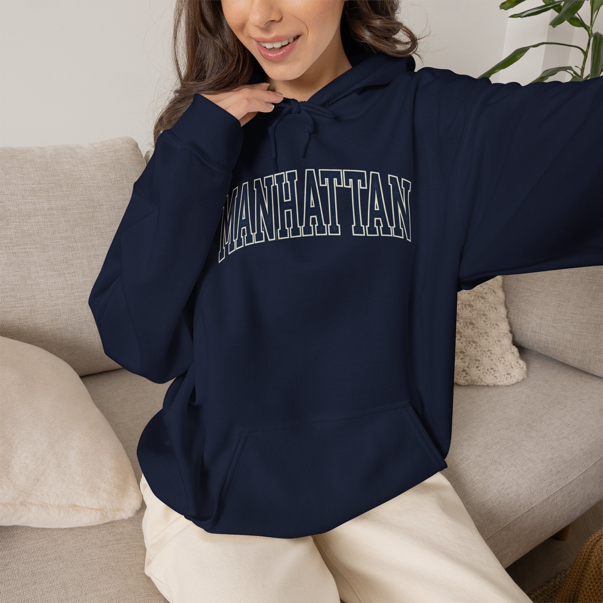Manhattan Hoodie — Garment-Dyed Pullover Hooded Sweater