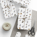Papel de regalo con patrón de palomas de NYC | Rollo de papel de regalo para amantes de las aves