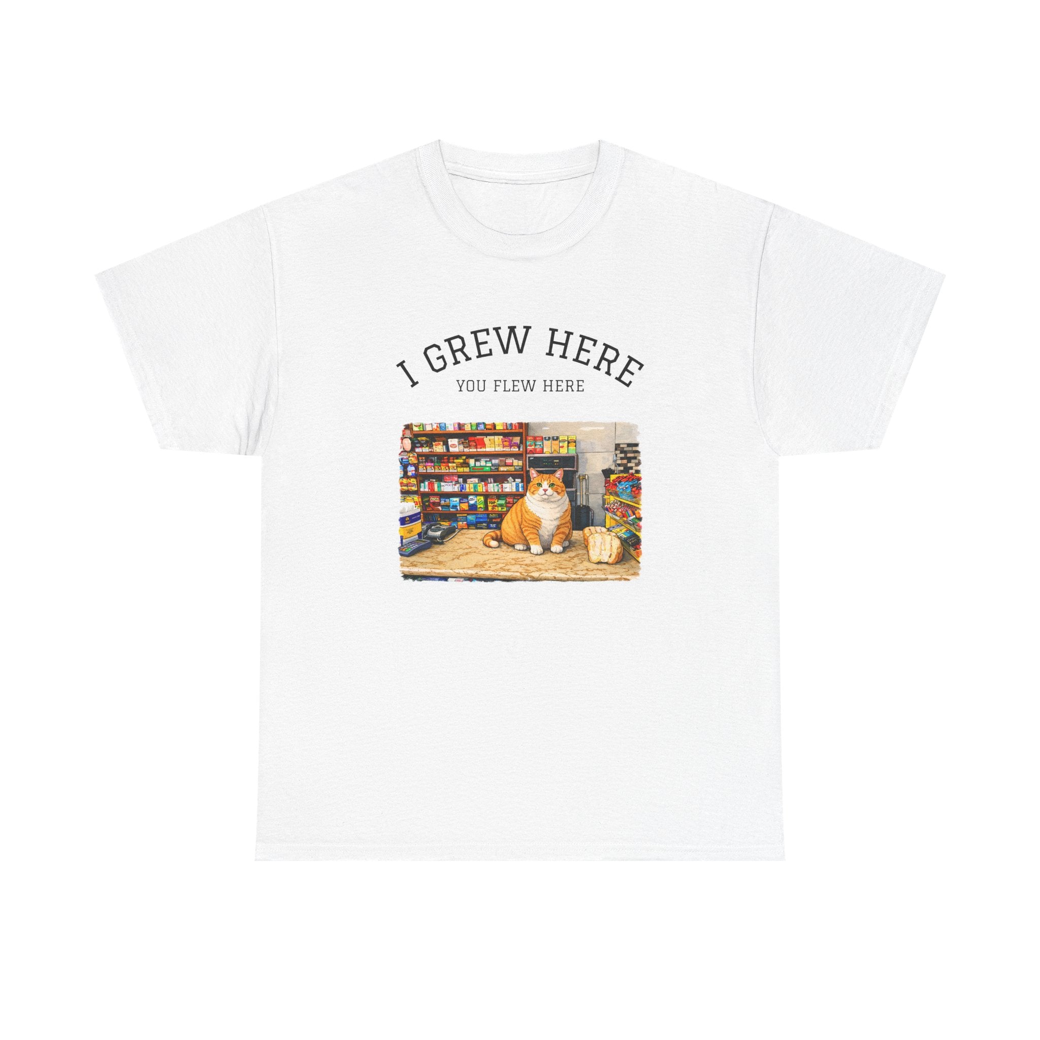 Bodega Cat T-Shirt | I Grew Here You Flew Here NYC Tee