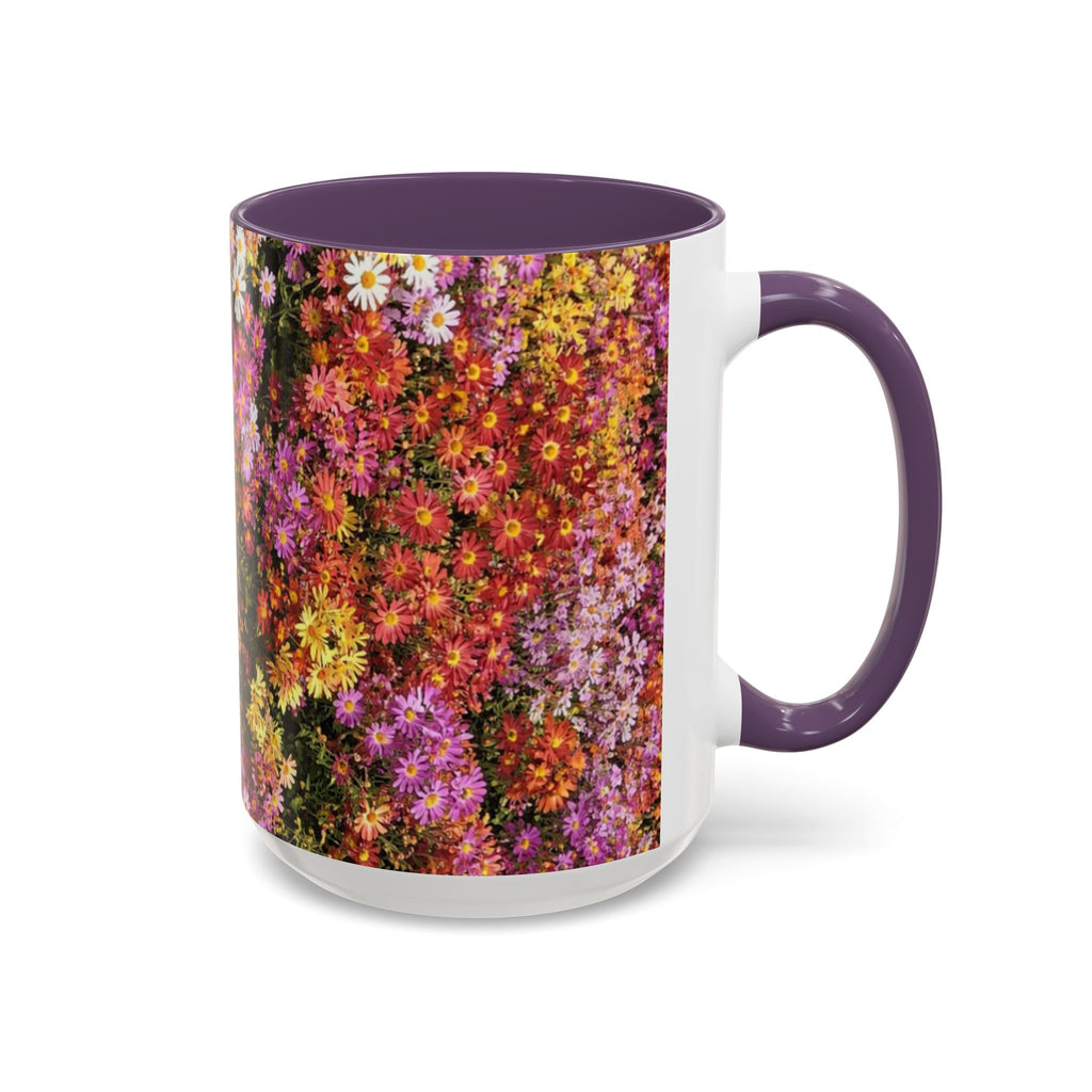 Central Park Korean Chrysanthemum Accent Coffee Mug — Tea Mug 11oz