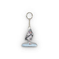 Central Park NYC Pigeon Mini Plush Keychain |  Manhattan Yoga Tree Pose Bird Lovers Plushie Bag Charm