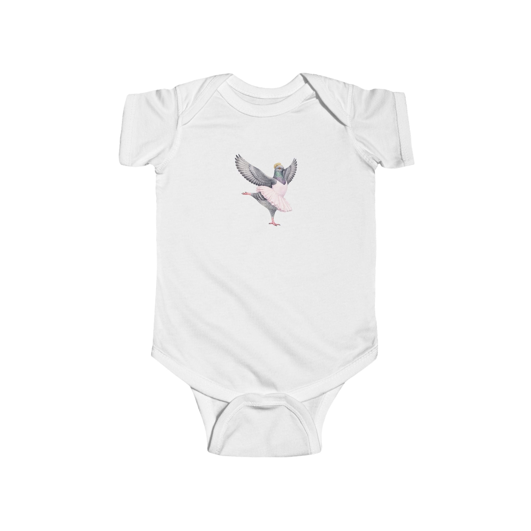 Customizable Lincoln Square NYC Pigeon Baby Onesie | New Yorker Reveal Infant Bodysuit