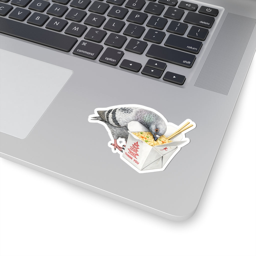 Flushing NYC Pigeon 3" x 3" Sticker