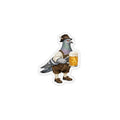 Yorkville NYC Pigeon Magnet | Oktoberfest Beer Garden Bird Lover Fridge Magnet