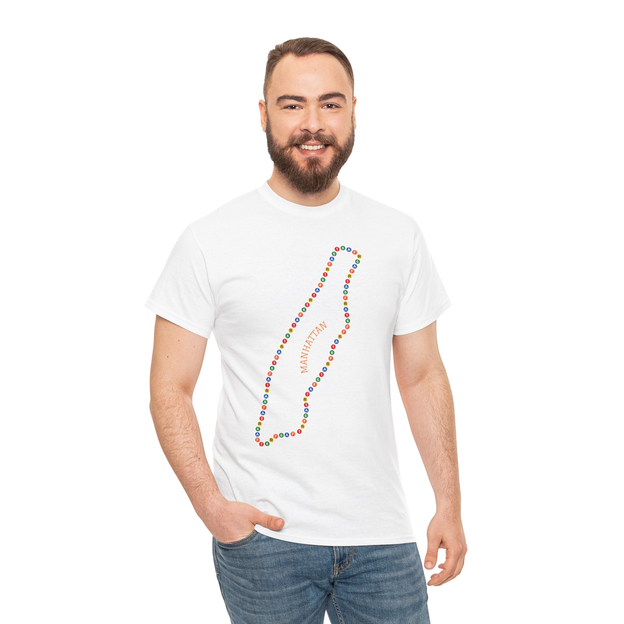 Manhattan Map T-Shirt | Subway Signs Tee