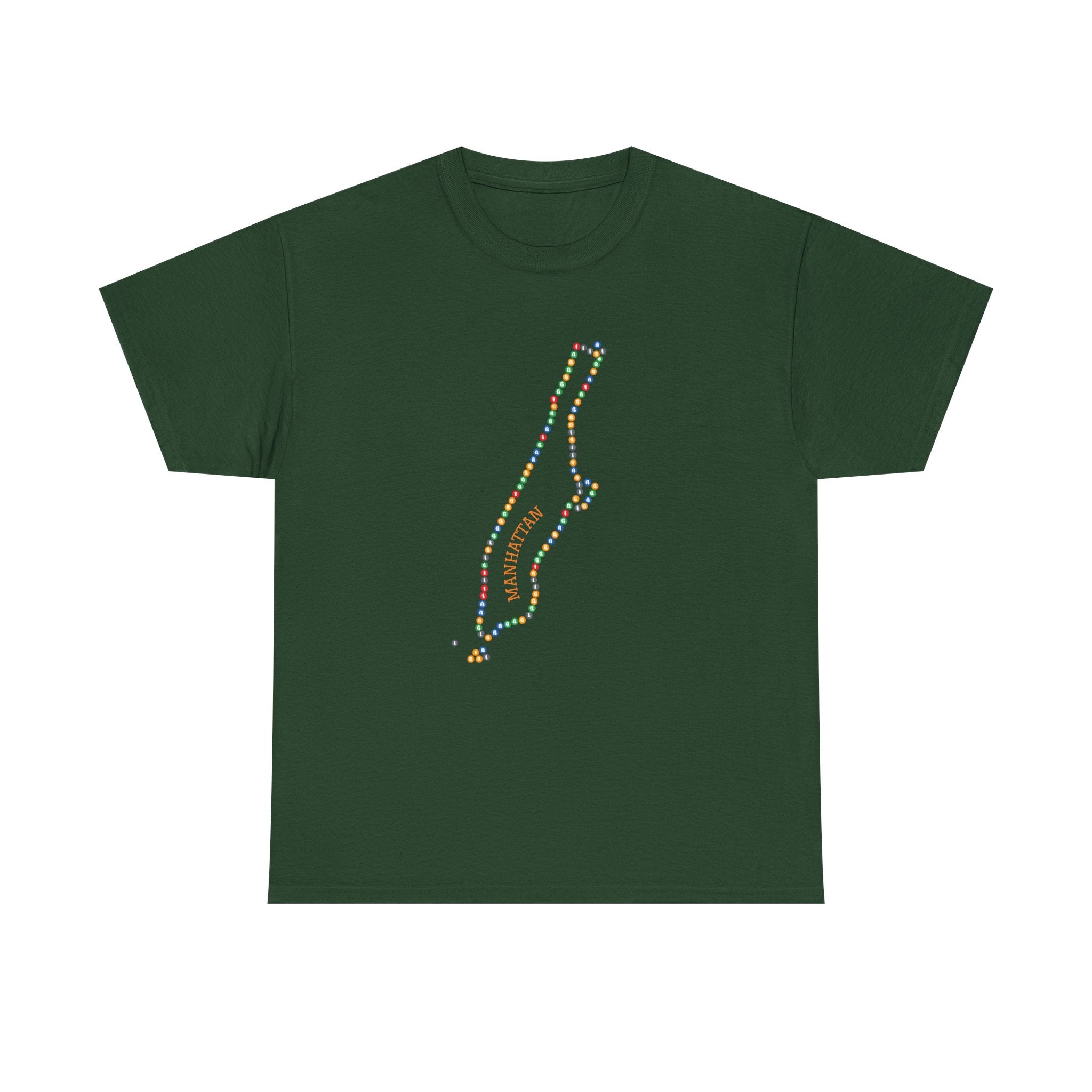 Manhattan Map T-Shirt | Subway Signs Tee
