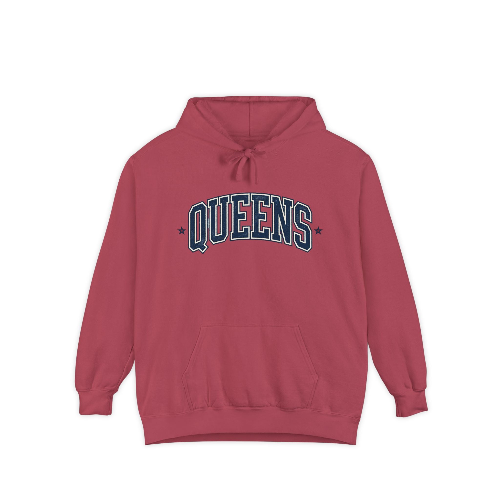 Sudadera con capucha Queens — Suéter con capucha teñido en prenda