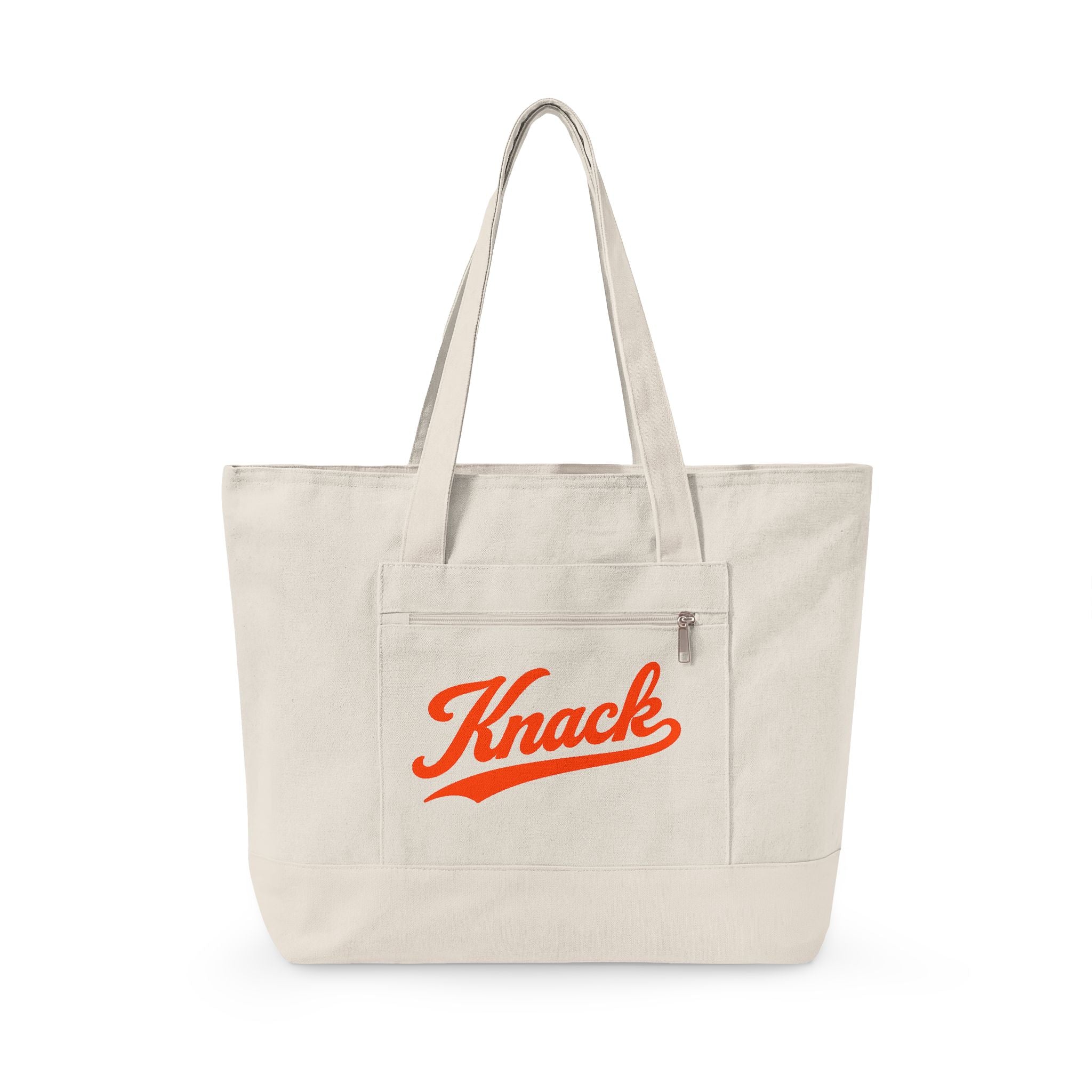 Knick and Knack Canvas Tote — Knickknack Zippered Market Bag