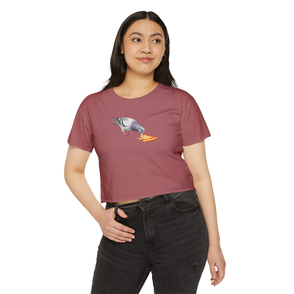 Customizable Little Italy NYC Pigeon Crop Top