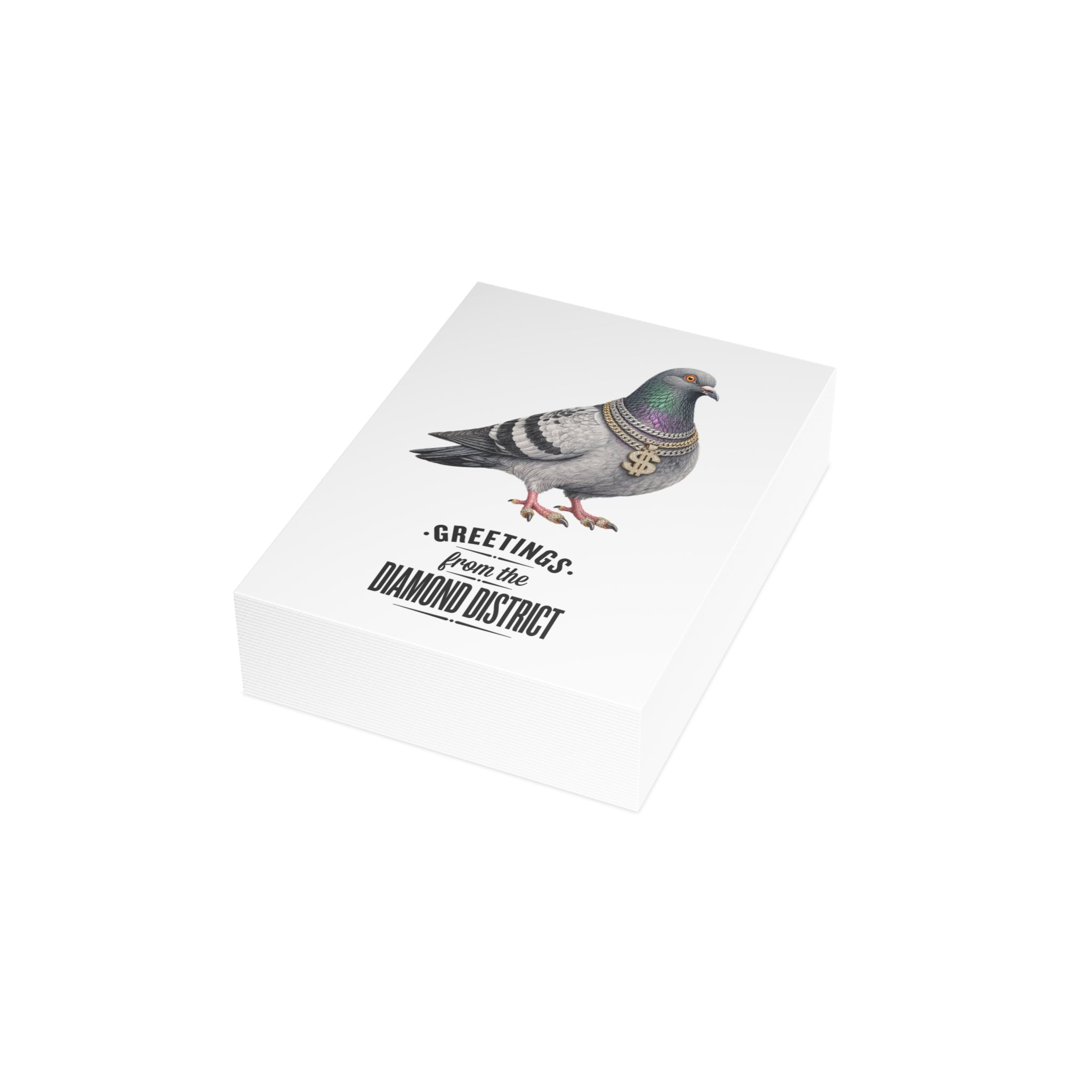 Diamond District NYC Pigeon Postcard Bundle (envelopes included)