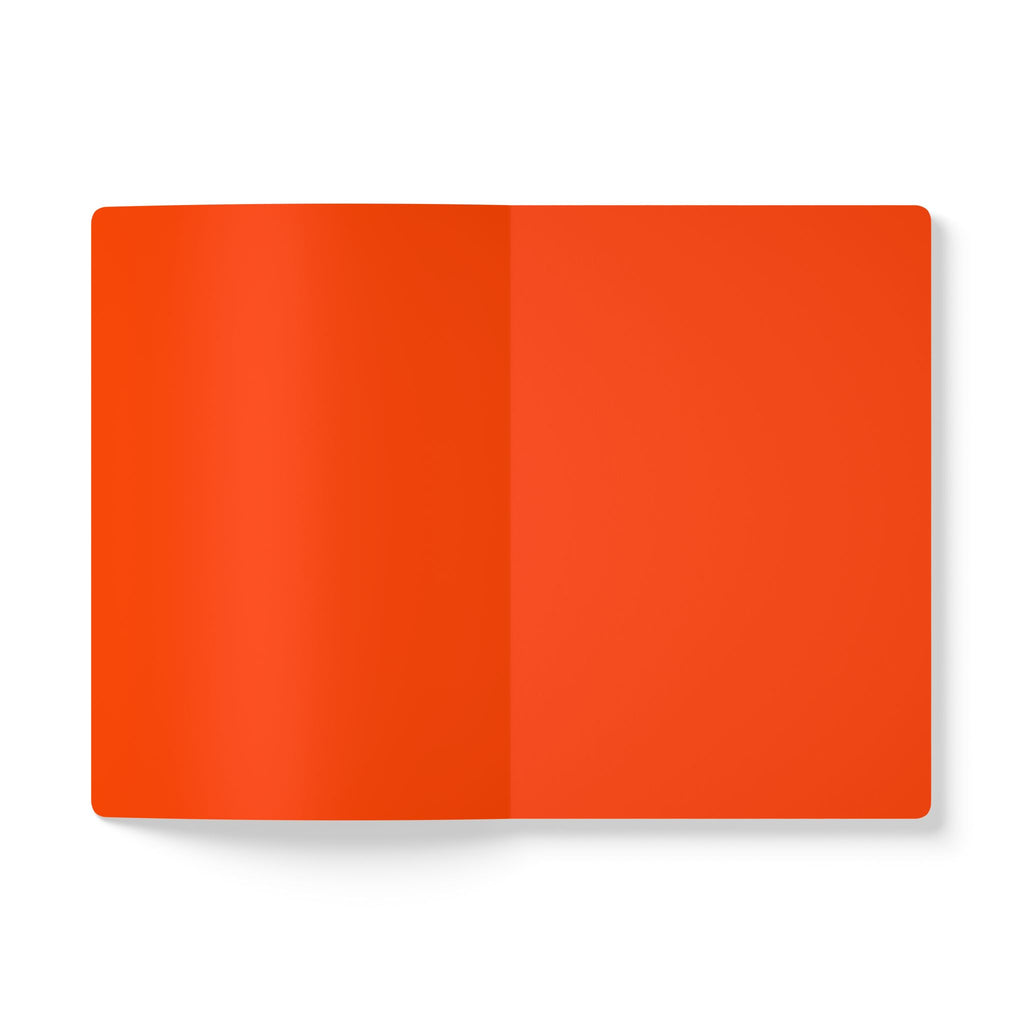 Journal Softcover — Orange Garbage Truck Notebook
