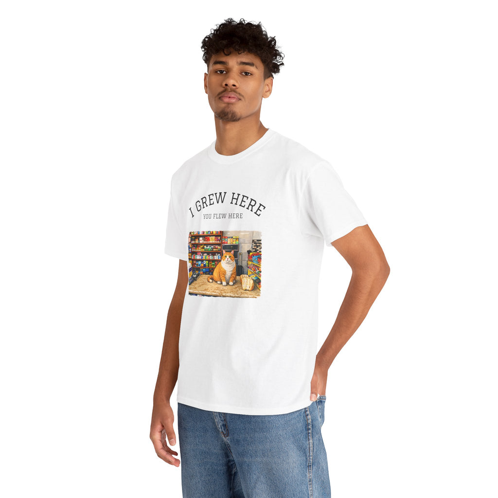 Bodega Cat T-Shirt | I Grew Here You Flew Here NYC Tee
