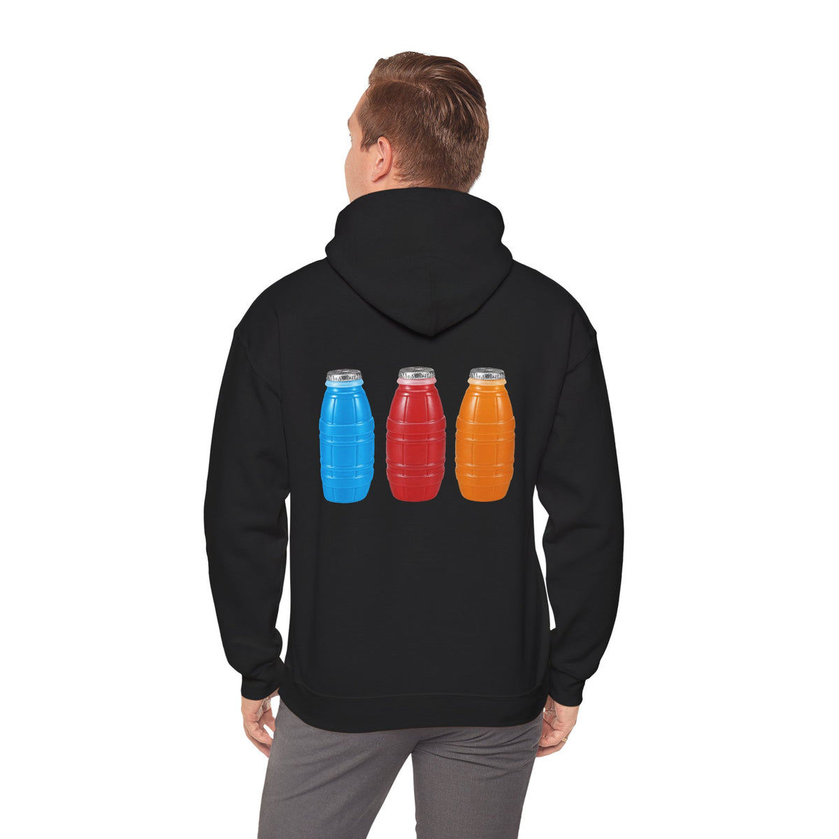 Bodega Quarter Water Bottle Trio Back Print Hoodie