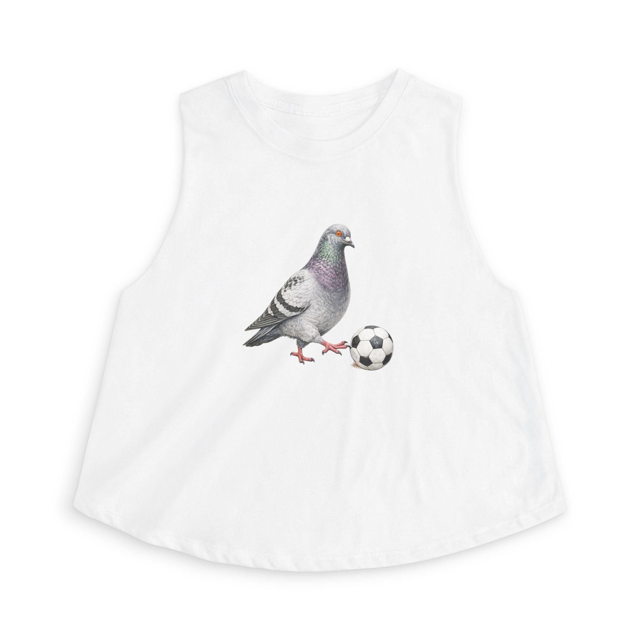 Corona NYC Pigeon Crop Top — Soccer Bird Lovers Tank