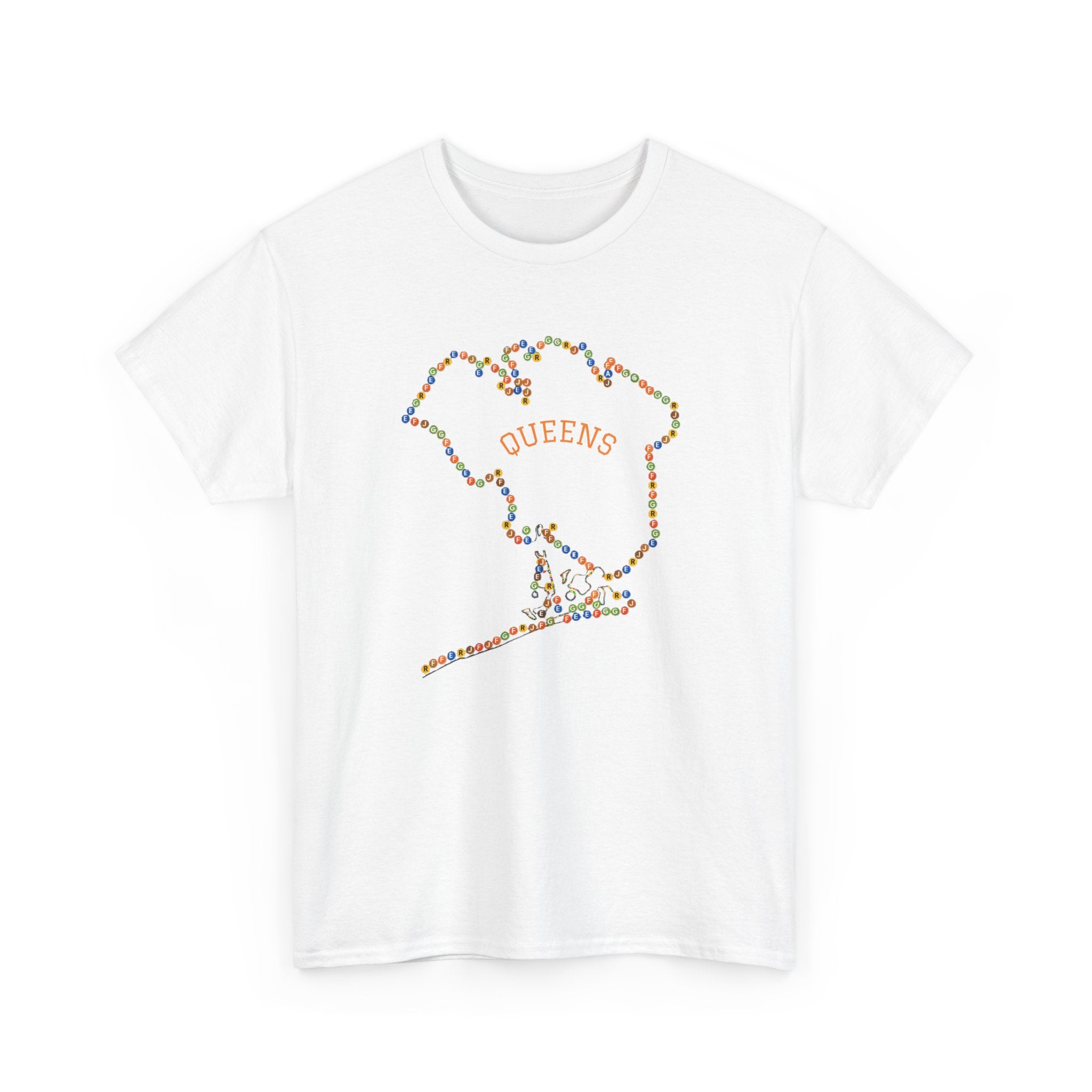 Queens Map T-Shirt | Subway Signs Tee