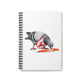 Customizable City Island NYC Pigeon Spiral Journal | Bird Lovers Notebook