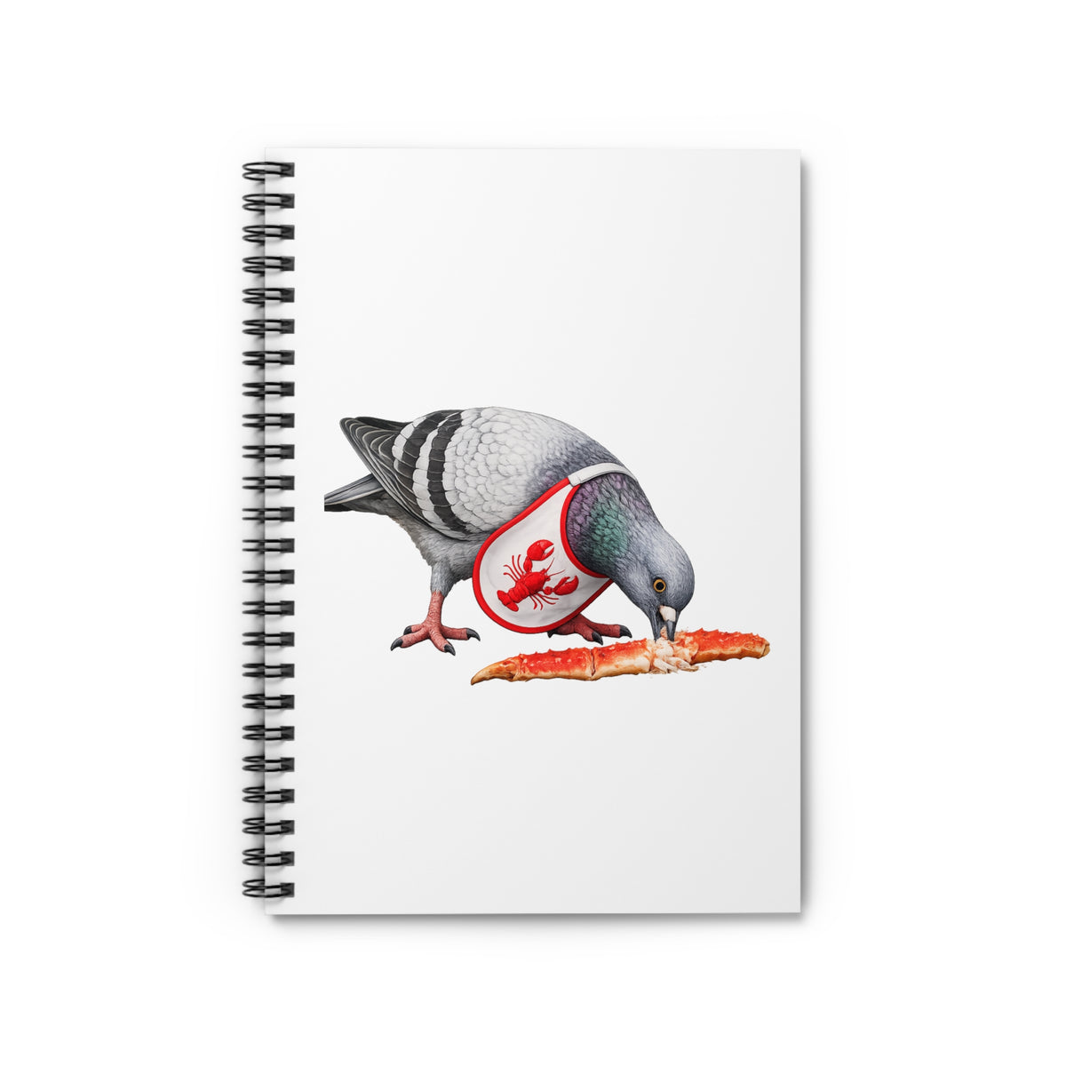 Customizable City Island NYC Pigeon Spiral Journal | Bird Lovers Notebook