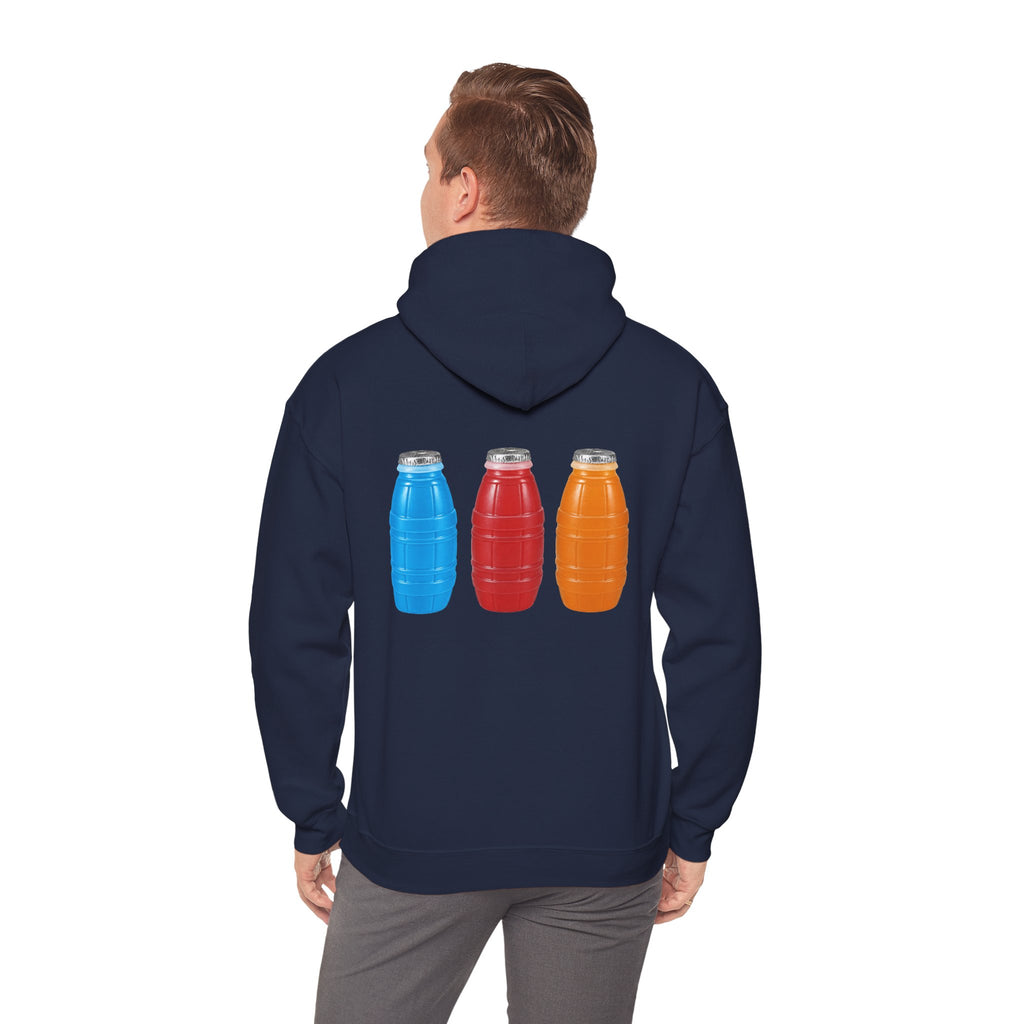 Bodega Quarter Water Bottle Trio Back Print Hoodie