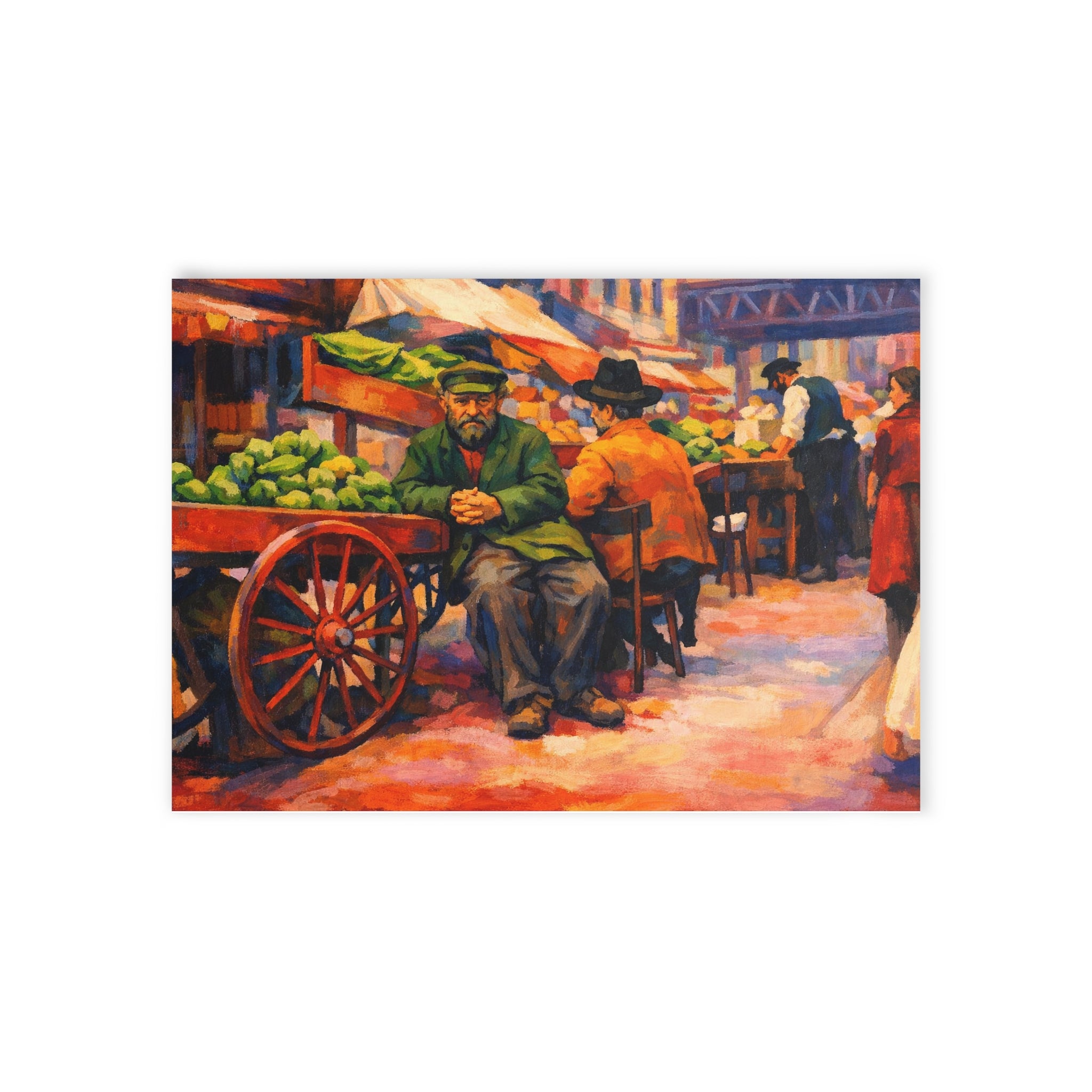 Colorized Historic Lower East Side 3 NYC Postcard | One-Sided Art Postcard