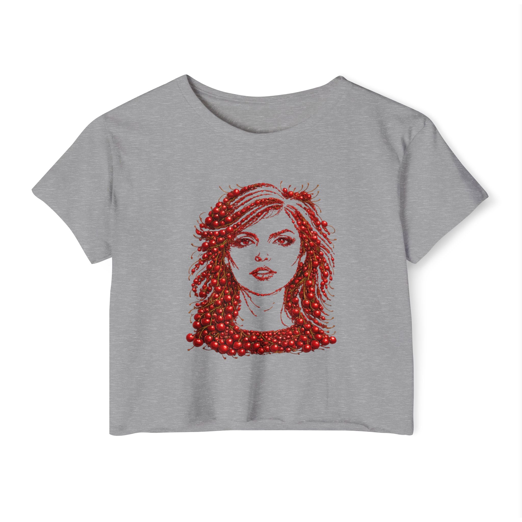 Cherry Debbie Harry Crop Top T-shirt   Music Tee