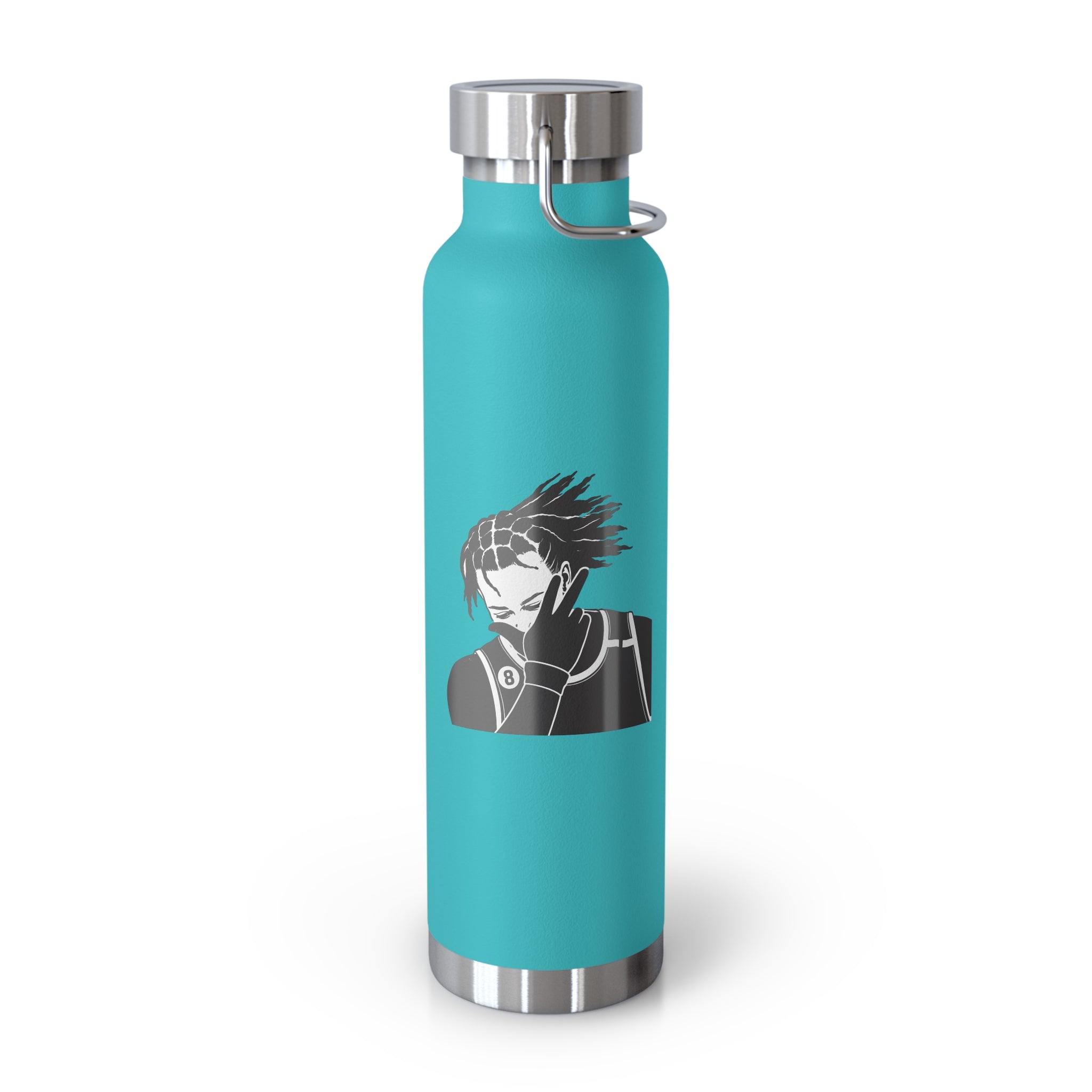 Customizable Jalen Brunson Copper Vacuum Bottle 22oz | Insulated Water Bottle