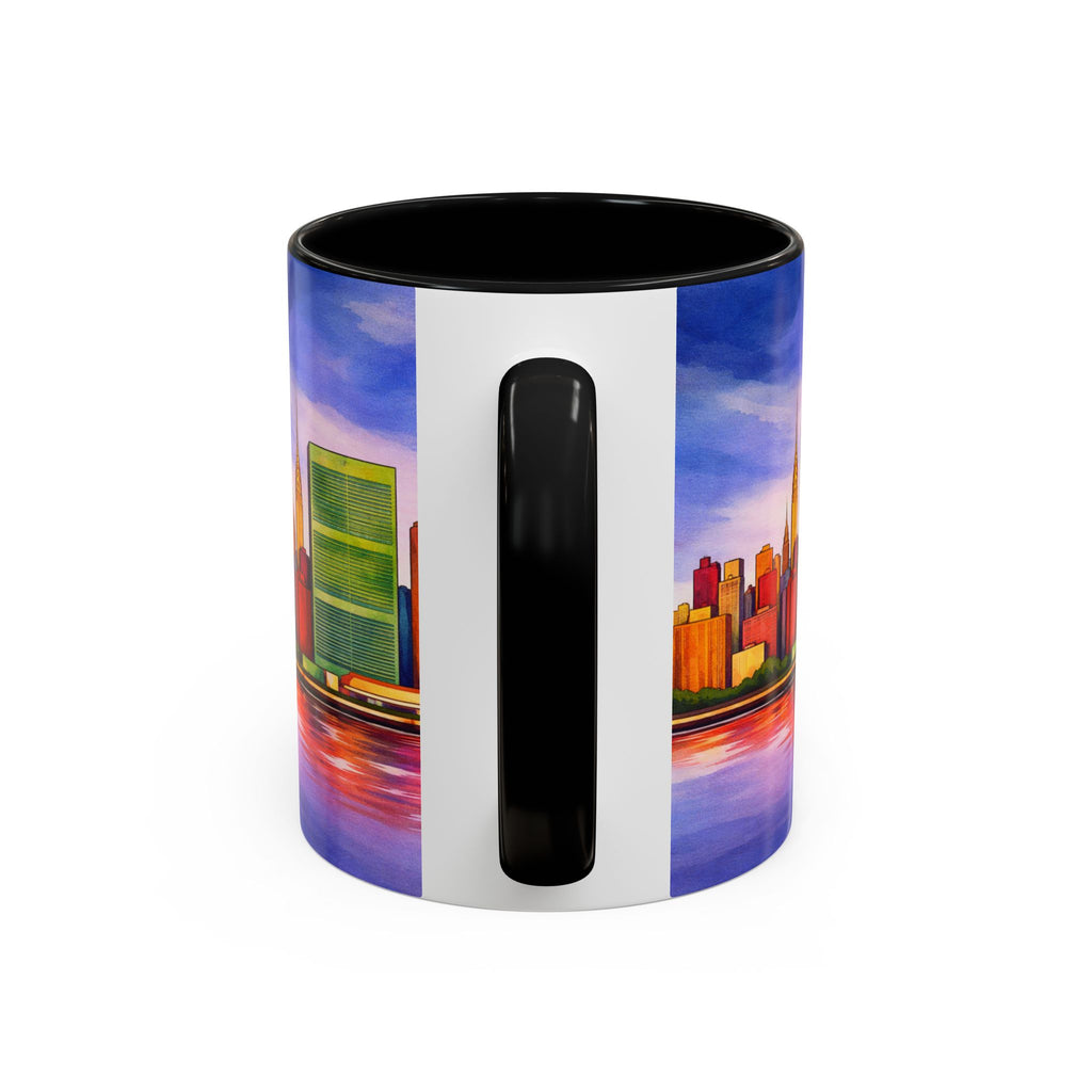 Colorful Midtown Manhattan Skyline NYC Accent Coffee Mug