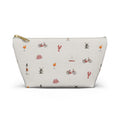 Icons of The Hamptons Heather Gray Accessory Pouch — T-Bottom Makeup Bag