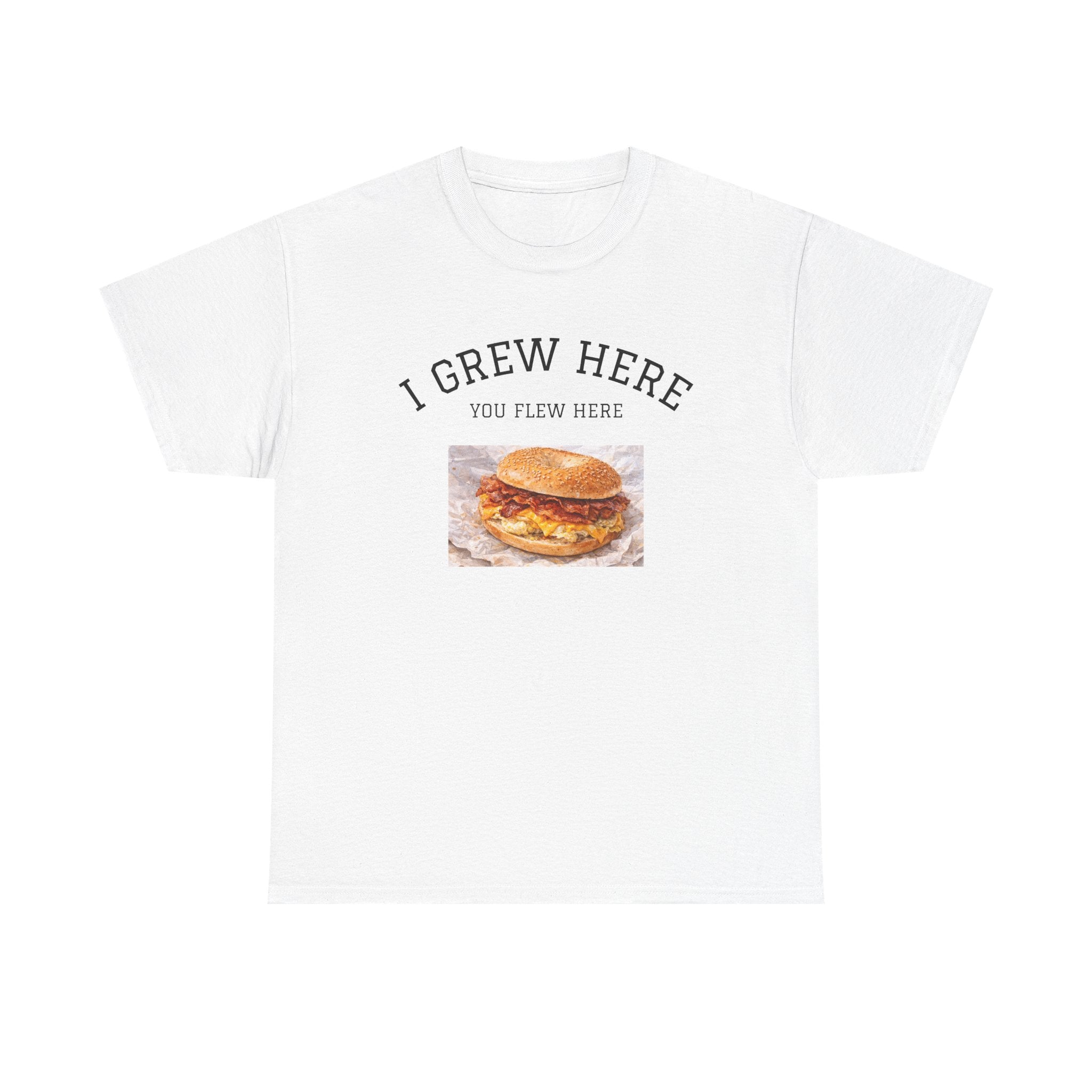 Bacon Egg and Cheese T-Shirt | I Grew Here You Flew Here New York City Bodega Food Tee