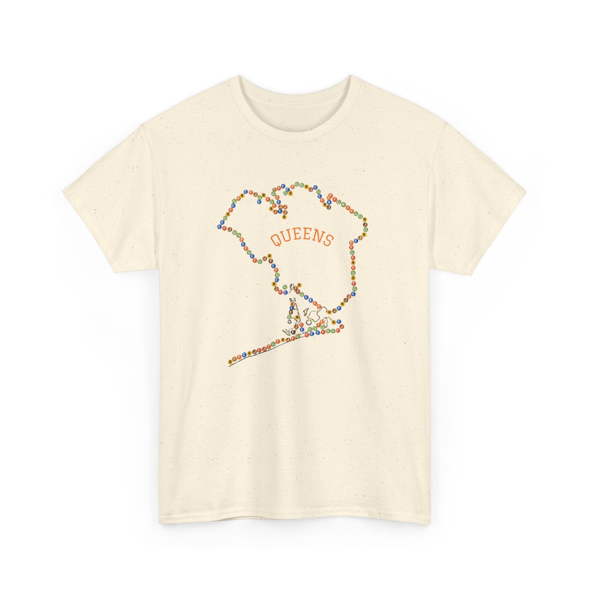 Queens Map T-Shirt | Subway Signs Tee