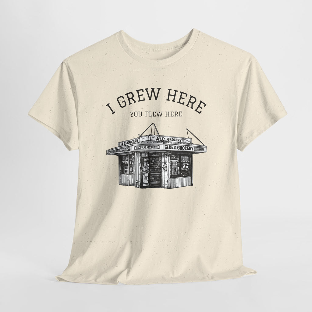 NYC Bodega T-Shirt | New York I Grew Here You Flew Here Tee