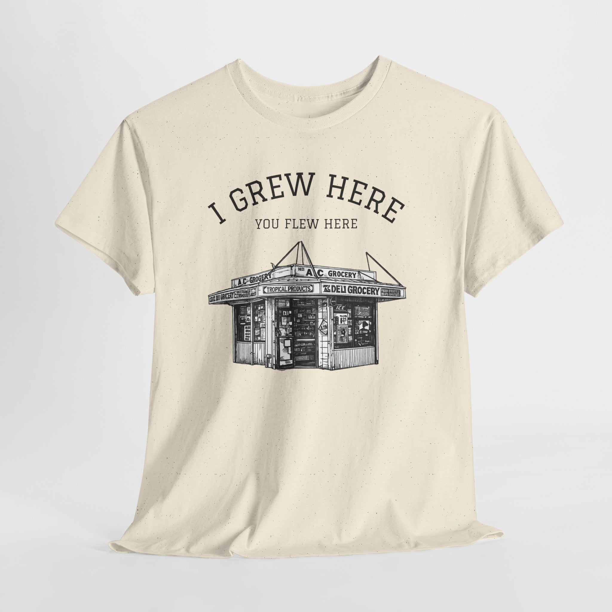 Bodega T-Shirt | New York I Grew Here You Flew Here Tee