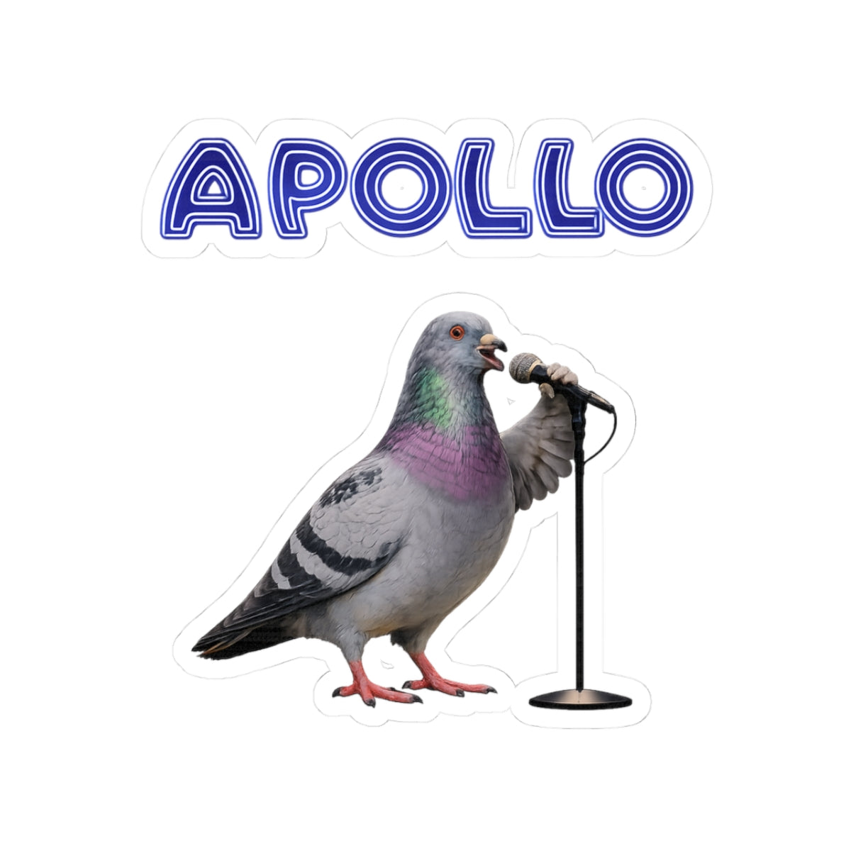 Harlem NYC Pigeon 3" x 3" Sticker