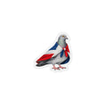 Washington Heights NYC Pigeon Magnet | Dominican Flag Bird Lover Fridge Magnet