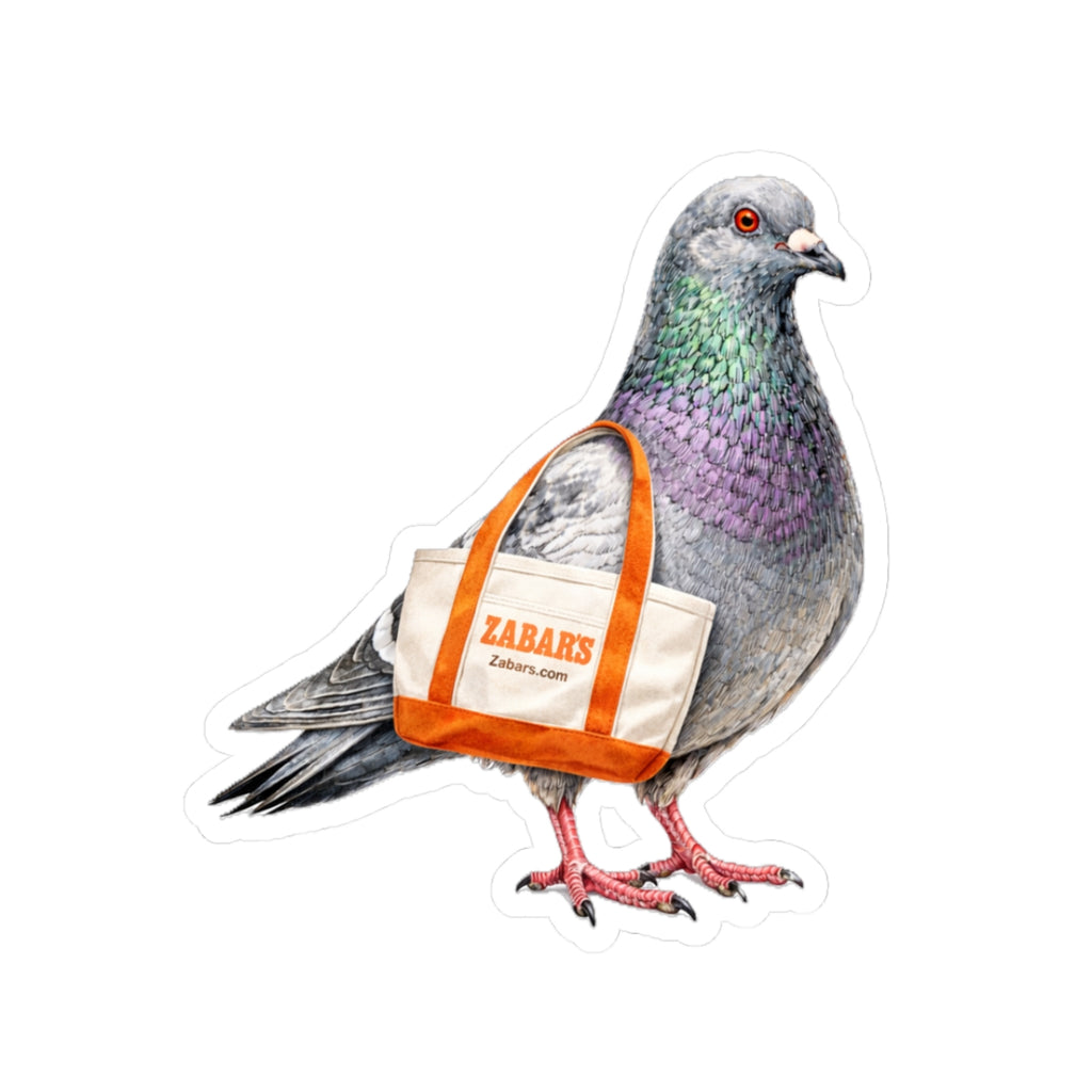 Upper West Side NYC Pigeon 3" x 3" Sticker