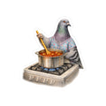 Bensonhurst NYC Pigeon 3" x 3" Sticker