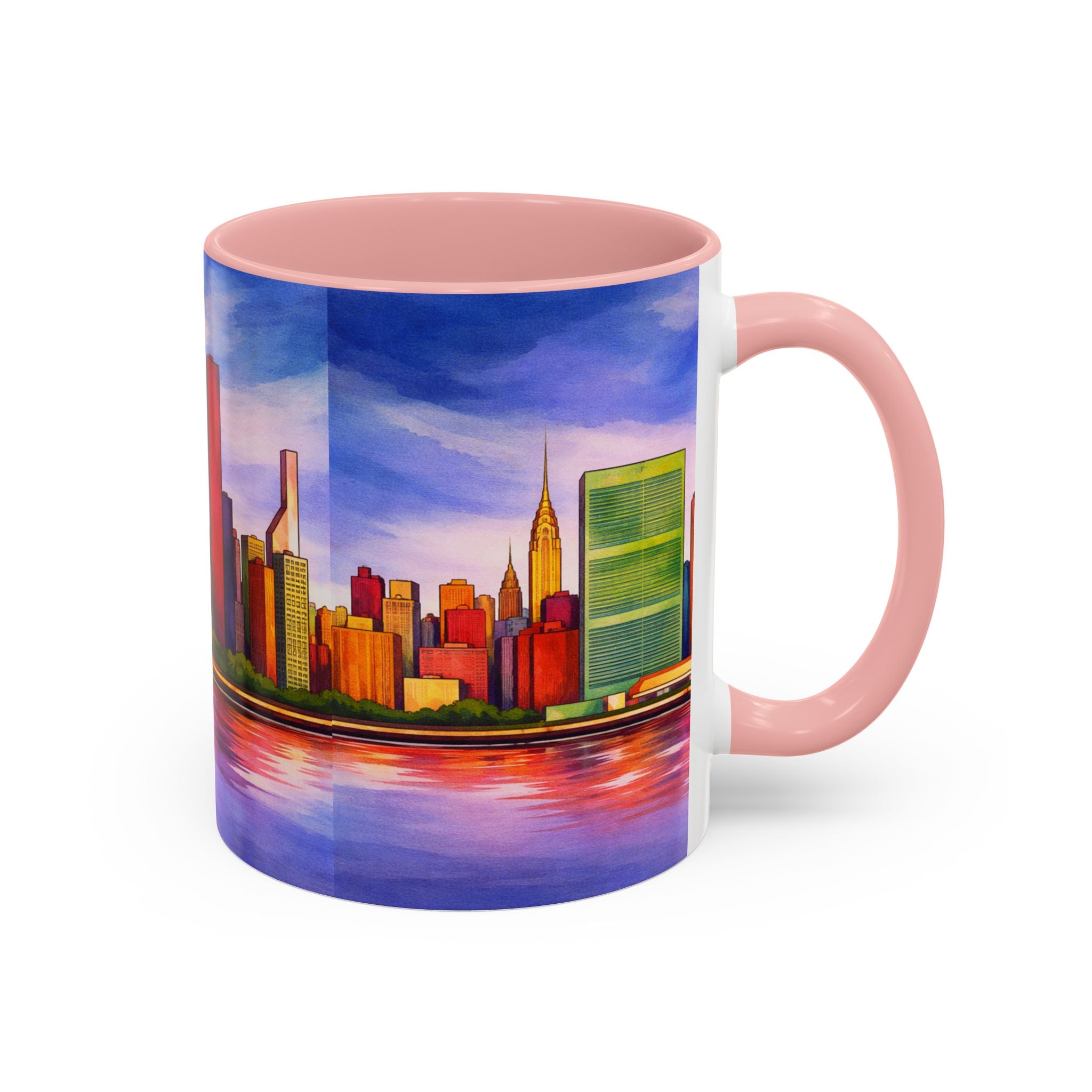 Colorful Midtown Manhattan Skyline NYC Accent Coffee Mug