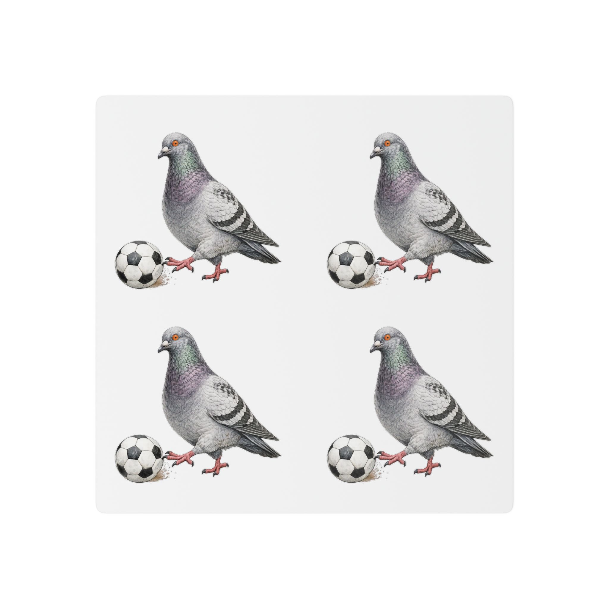 Corona NYC Pigeon Temporary Tattoos | Soccer Player Bird Lovers Tattoo Sheet