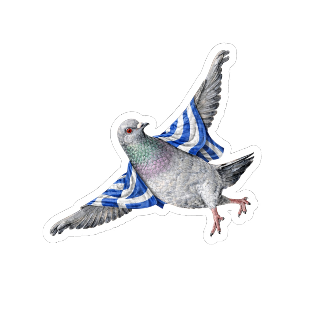 Astoria NYC Pigeon 3" x 3" Sticker
