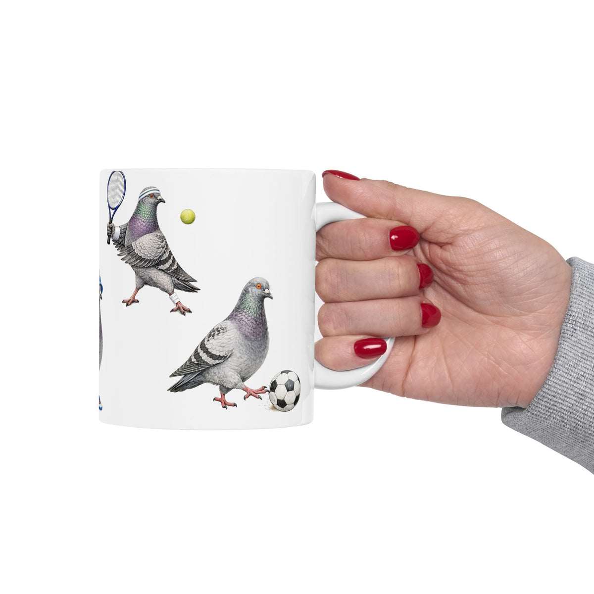 Get Well Soon | NYC Pigeon Active Lifestyle Bird Lovers 11oz Coffee Cup