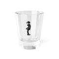 Vaso de chupito Niña Sin Miedo | Chupito feminista de cristal de 44 ml