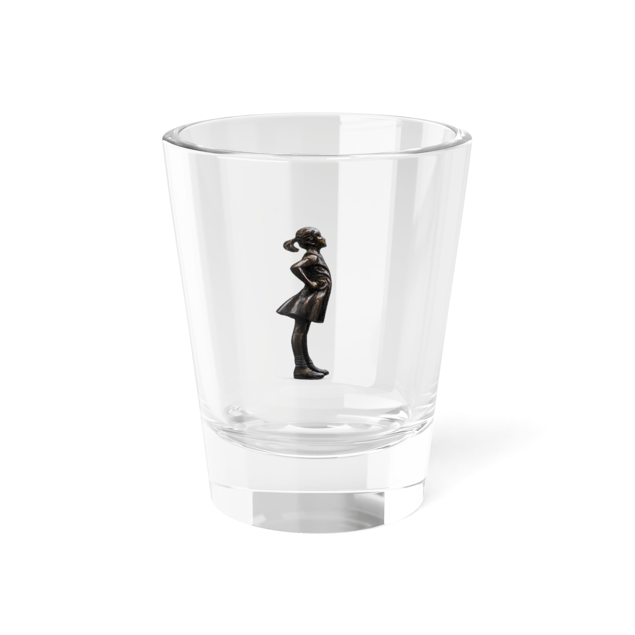 Vaso de chupito Niña Sin Miedo | Chupito feminista de cristal de 44 ml