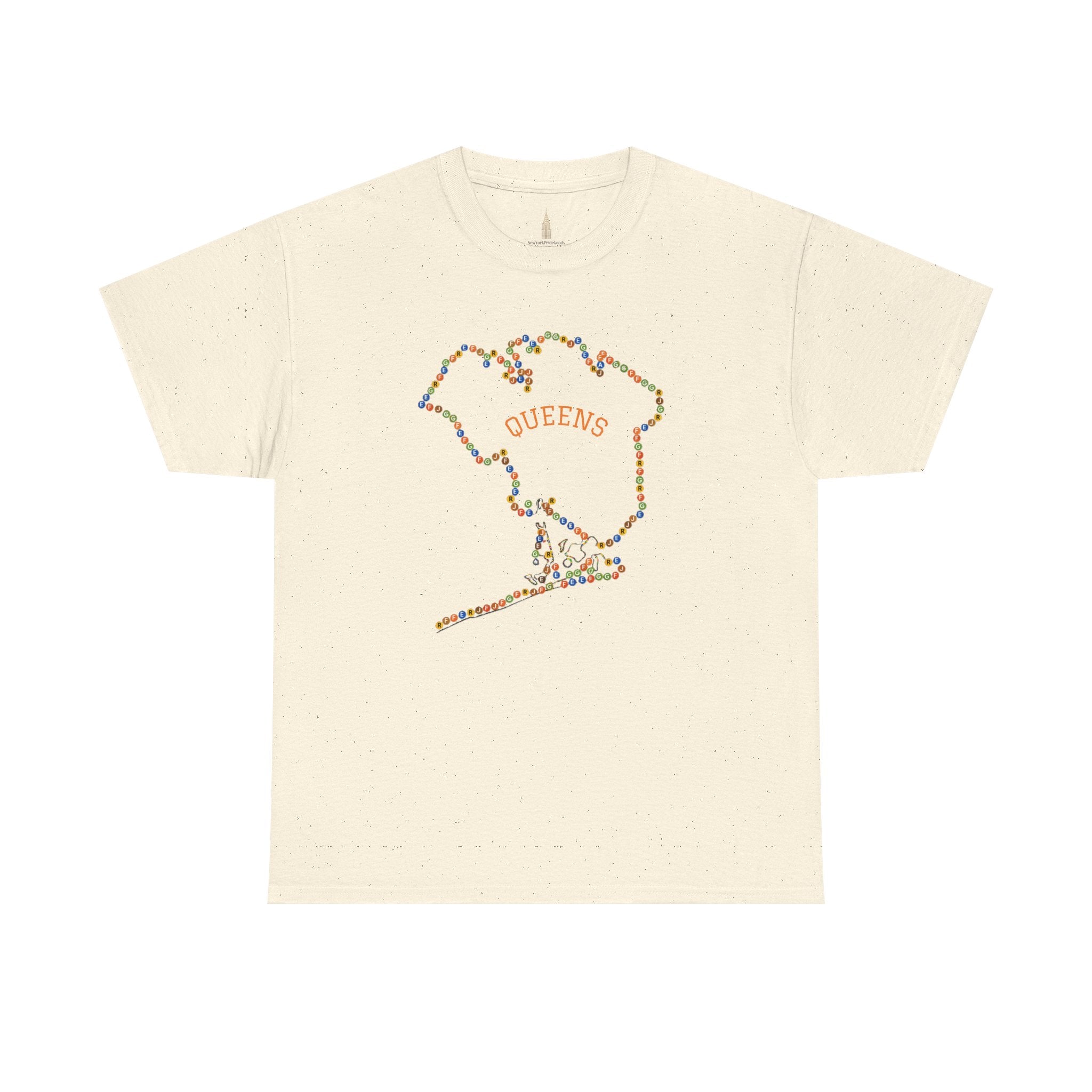 Camiseta Mapa de Queens | Camiseta con Señales de Metro
