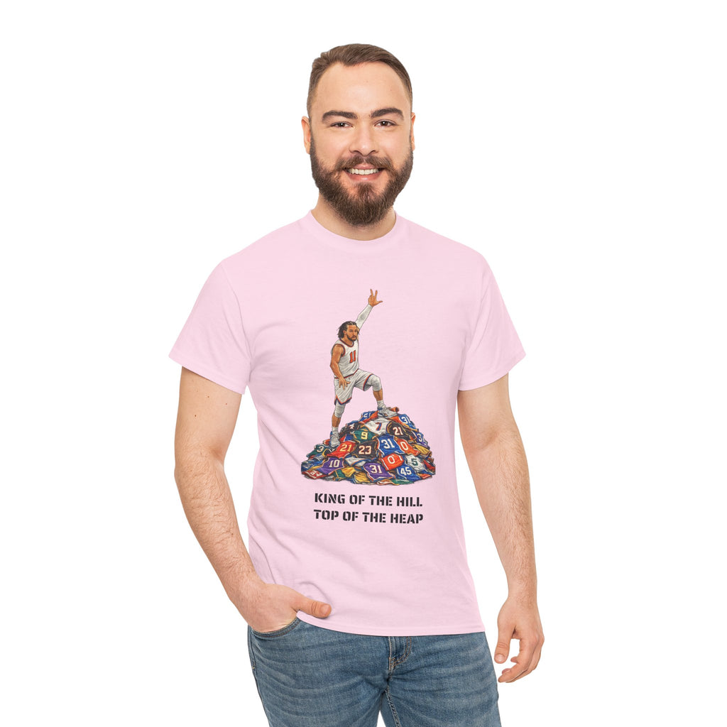 Jalen Brunson King of the Hill Top of the Heap Tee | New York New York Basketball T-Shirt